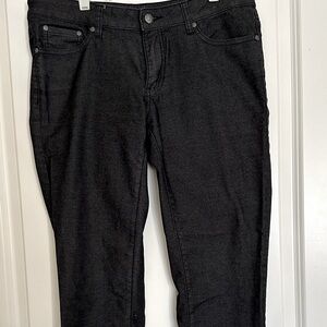 Classic Dark wash Prana  Women's Jeans. Organic cotton w/ poly for stretch.